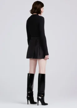 Women Derek Lam Dresses & Skirts<Filomena Knit Combo Pleated Mini Dress