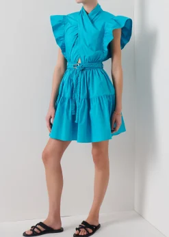 Women Derek Lam Dresses & Skirts<Finn Ruffle Wrap Dress