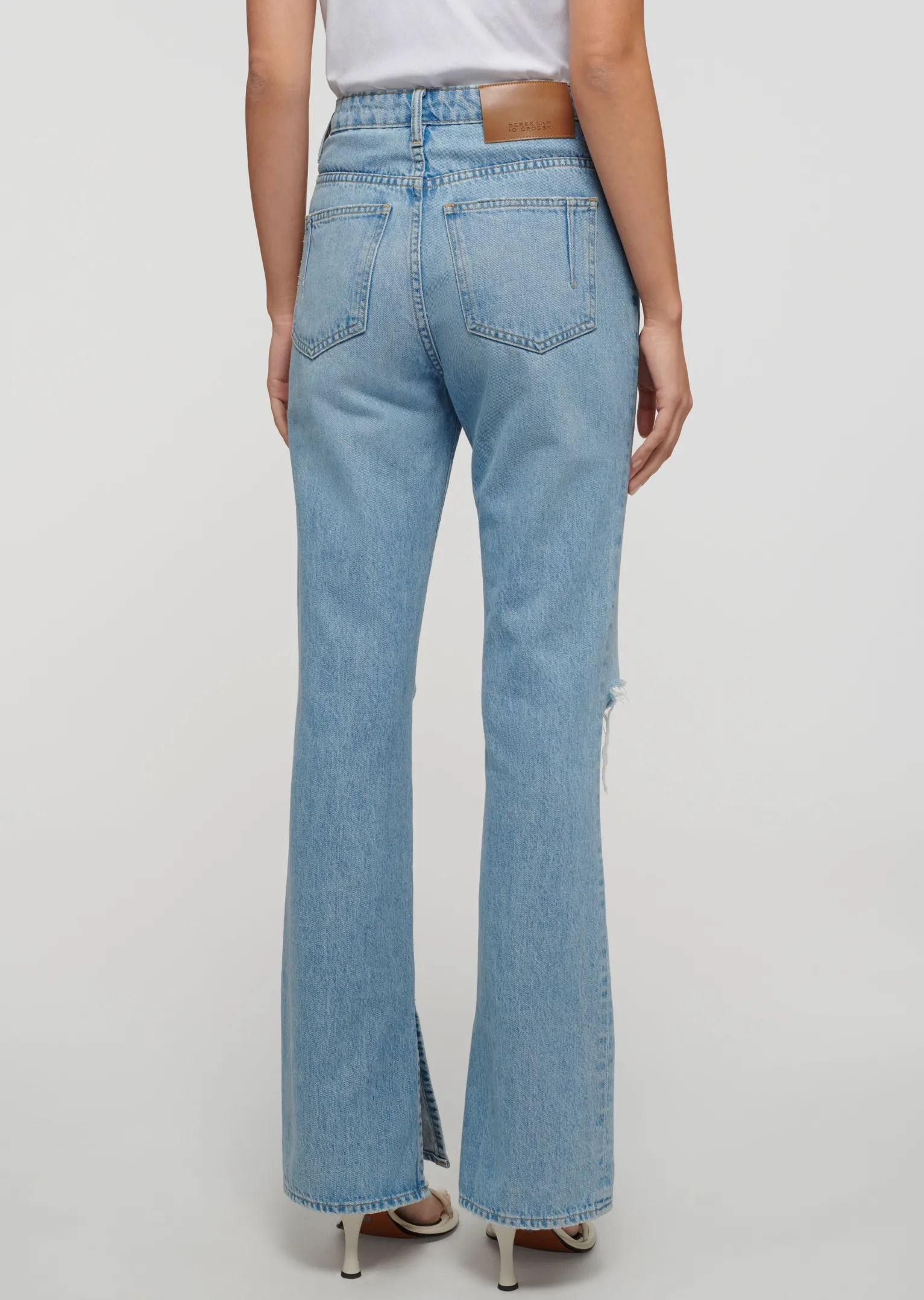 Women Derek Lam Pants & Shorts<Frankie Ultra High Rise Straight Leg Jeans