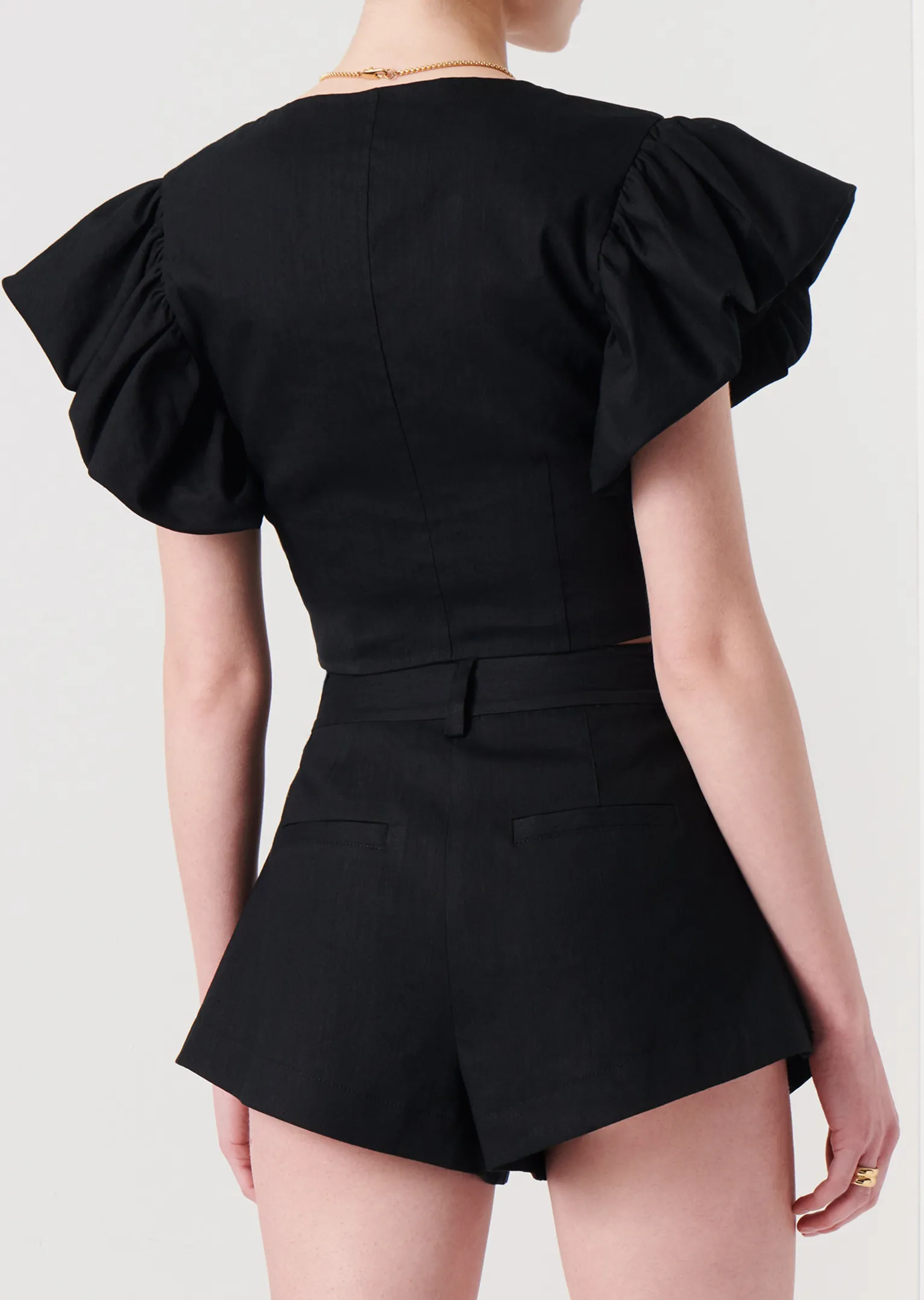 Women Derek Lam Tops<Genna Balloon Sleeve Bustier Top