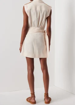 Women Derek Lam Dresses & Skirts<Giselle Mini Tie Front Cargo Dress