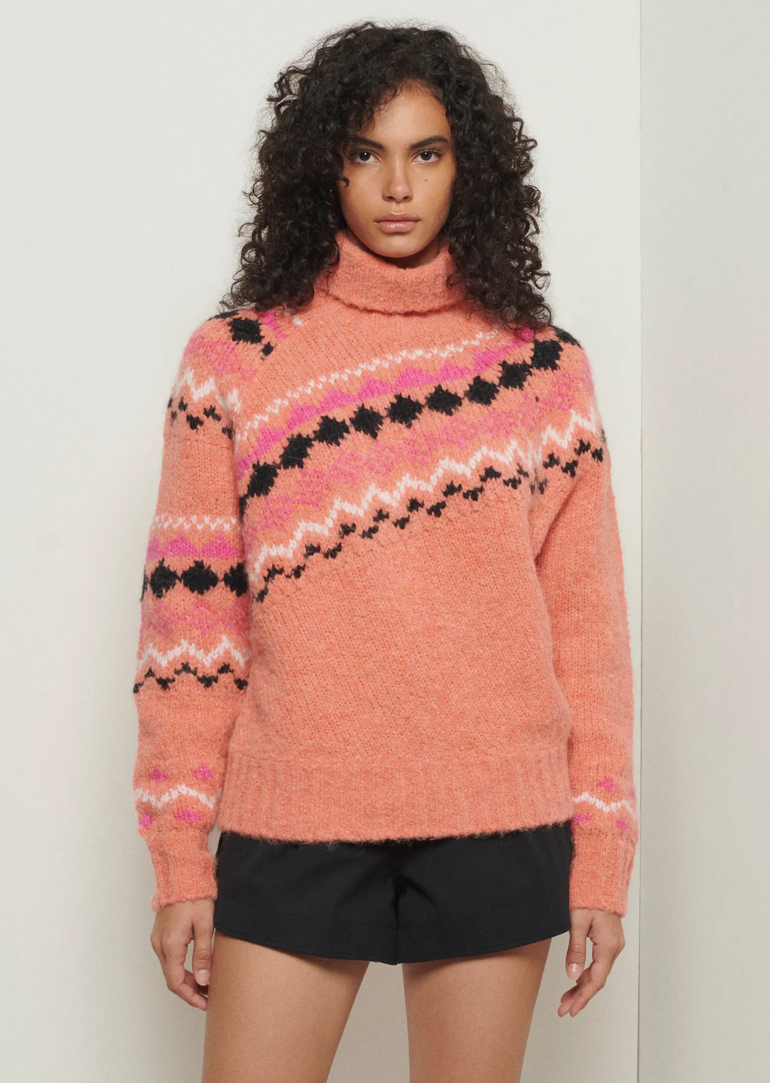 Women Derek Lam Sweaters<Grammer Fair Isle Turtleneck