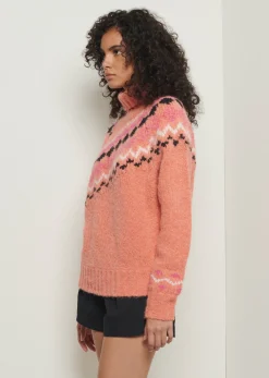 Women Derek Lam Sweaters<Grammer Fair Isle Turtleneck
