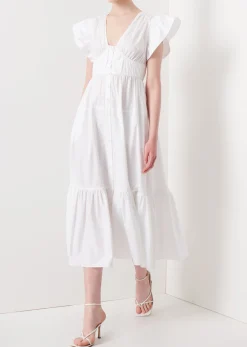Women Derek Lam Dresses & Skirts<Greta Ruffle Sleeve Dress