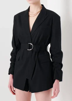 Women Derek Lam Jackets & Coats<Harrison Gathered Sleeve Blazer