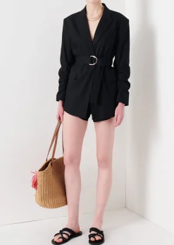 Women Derek Lam Jackets & Coats<Harrison Gathered Sleeve Blazer