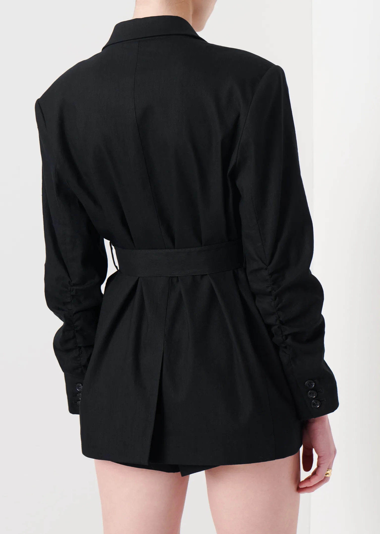 Women Derek Lam Jackets & Coats<Harrison Gathered Sleeve Blazer