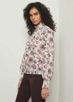 Women Derek Lam Tops<Helen Smocked Blouse