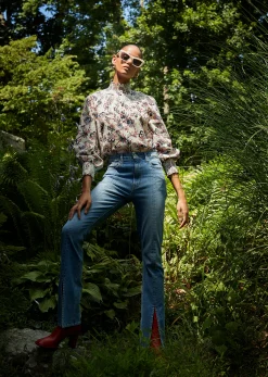 Women Derek Lam Tops<Helen Smocked Blouse