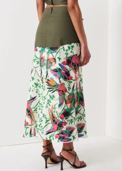 Women Derek Lam Dresses & Skirts<Ingrid Mixed Media Skirt