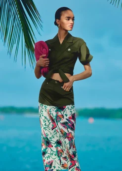 Women Derek Lam Dresses & Skirts<Ingrid Mixed Media Skirt