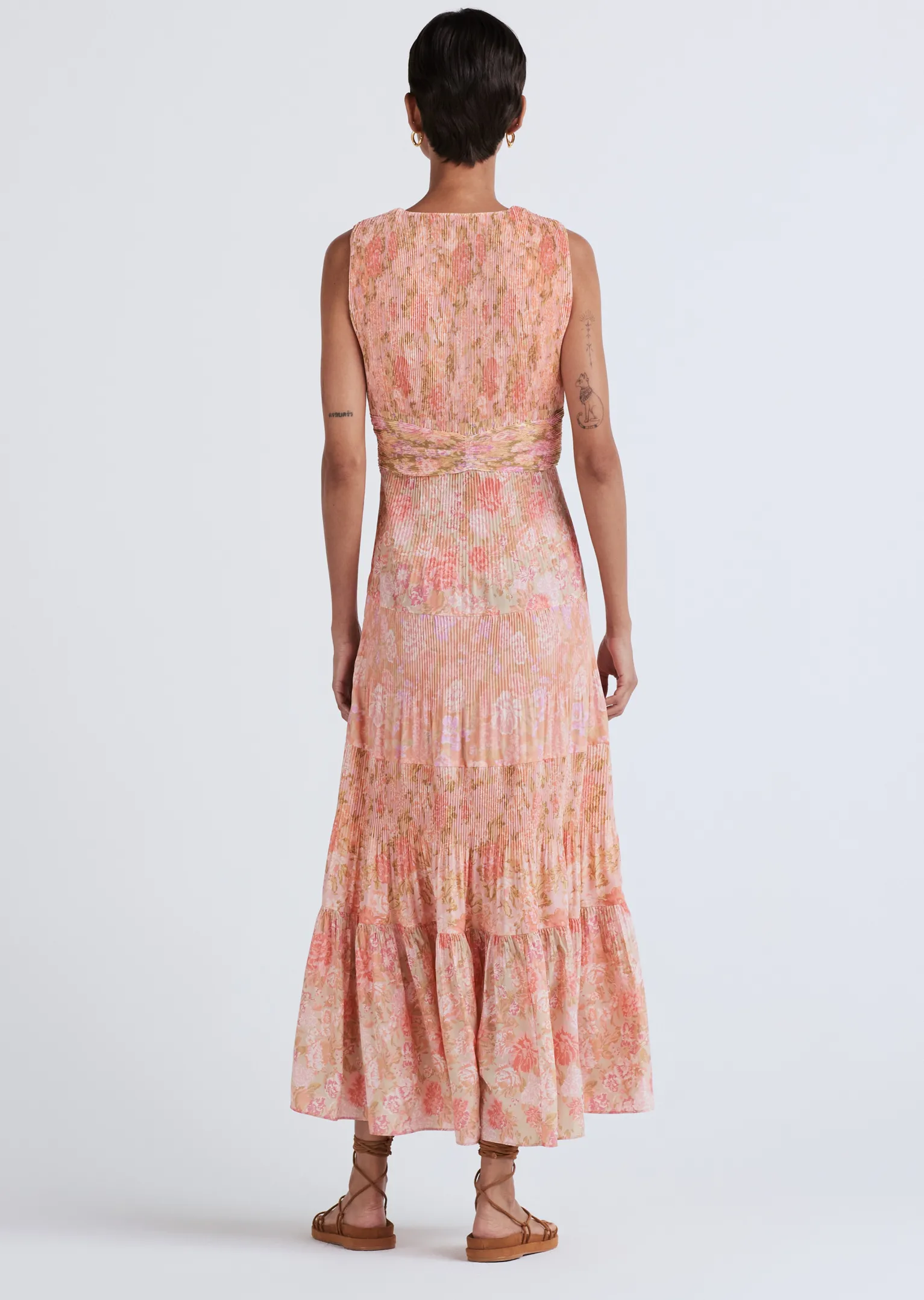 Women Derek Lam Dresses & Skirts<Iris Pleated V-Neck Dress