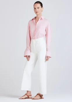 Women Derek Lam Pants & Shorts<Isla Cropped High Rise Wide Leg Jeans