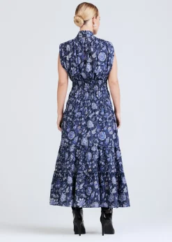 Women Derek Lam Dresses & Skirts<Junia Rouched Sleeveless Midi Dress