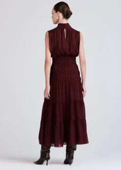 Women Derek Lam Dresses & Skirts<Junia Rouched Sleeveless Midi Dress