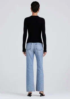 Women Derek Lam Sweaters<Kassandra Ribbed Mock Neck Sweater