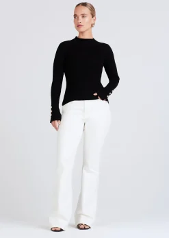 Women Derek Lam Sweaters<Kassandra Ribbed Mock Neck Sweater