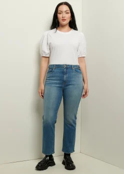 Women Derek Lam Pants & Shorts<Kate High Rise Ankle Straight Leg Jeans