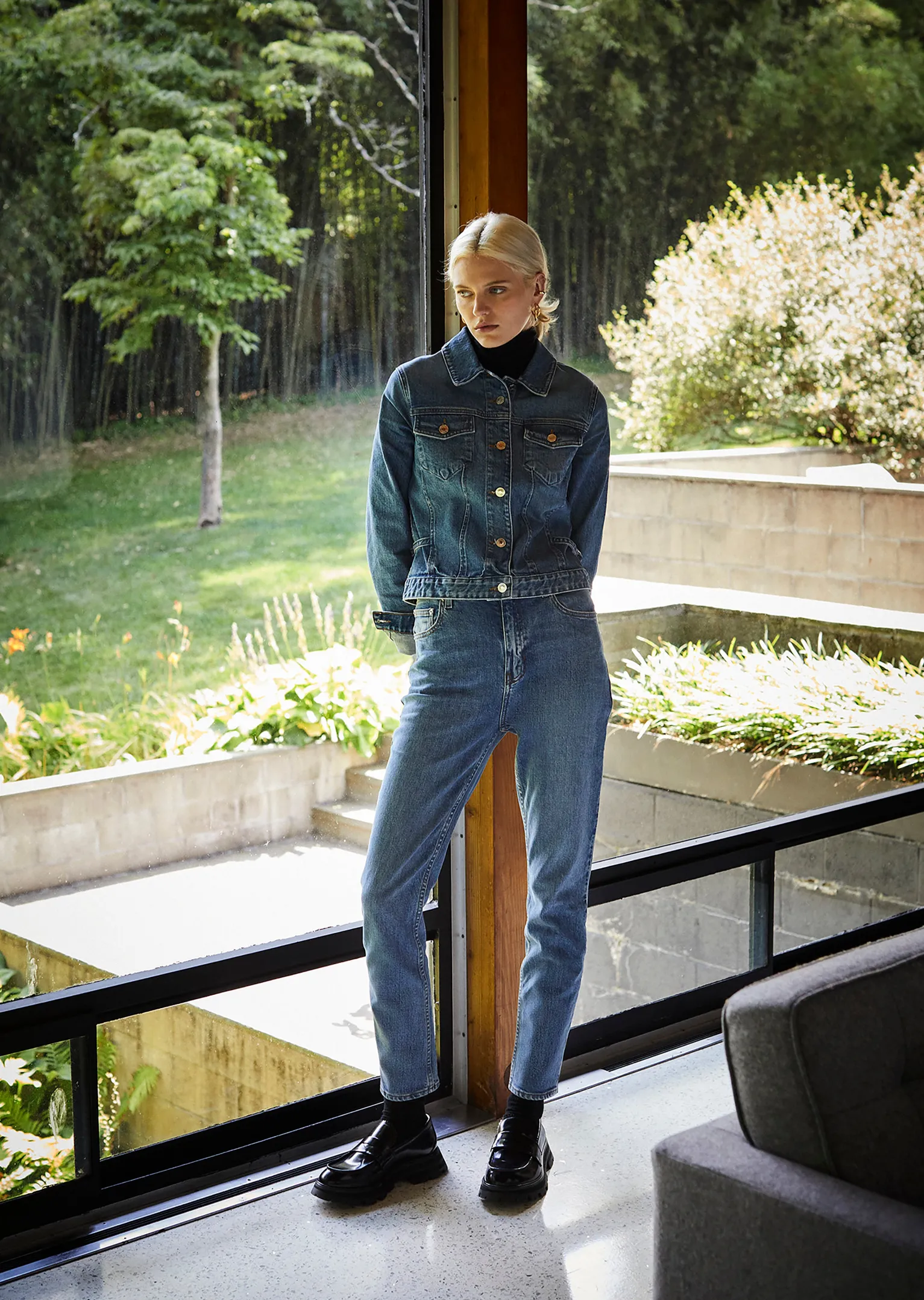 Women Derek Lam Pants & Shorts<Kate High Rise Ankle Straight Leg Jeans