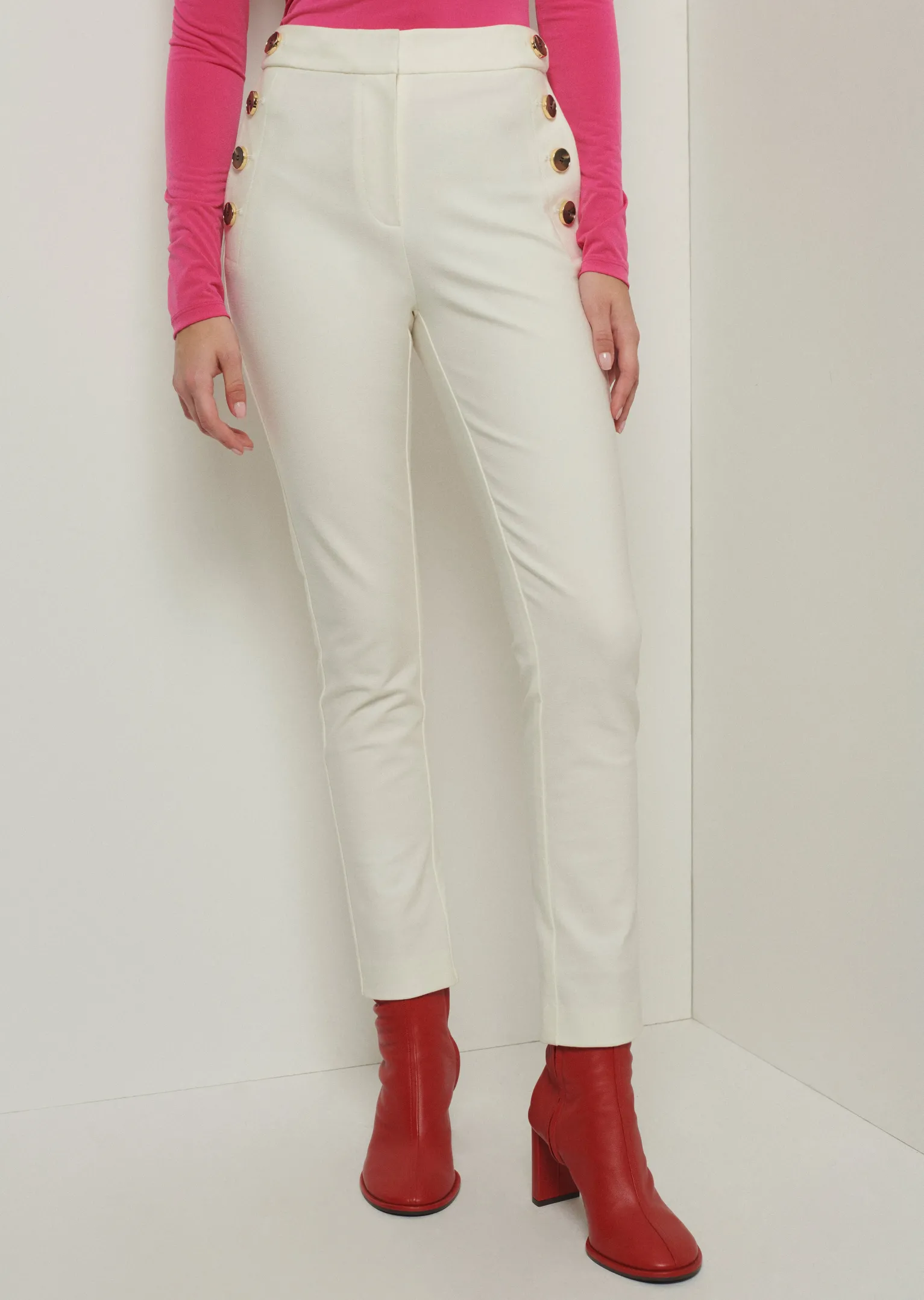 Women Derek Lam Pants & Shorts<Kelis Straight Leg Sailor Pants
