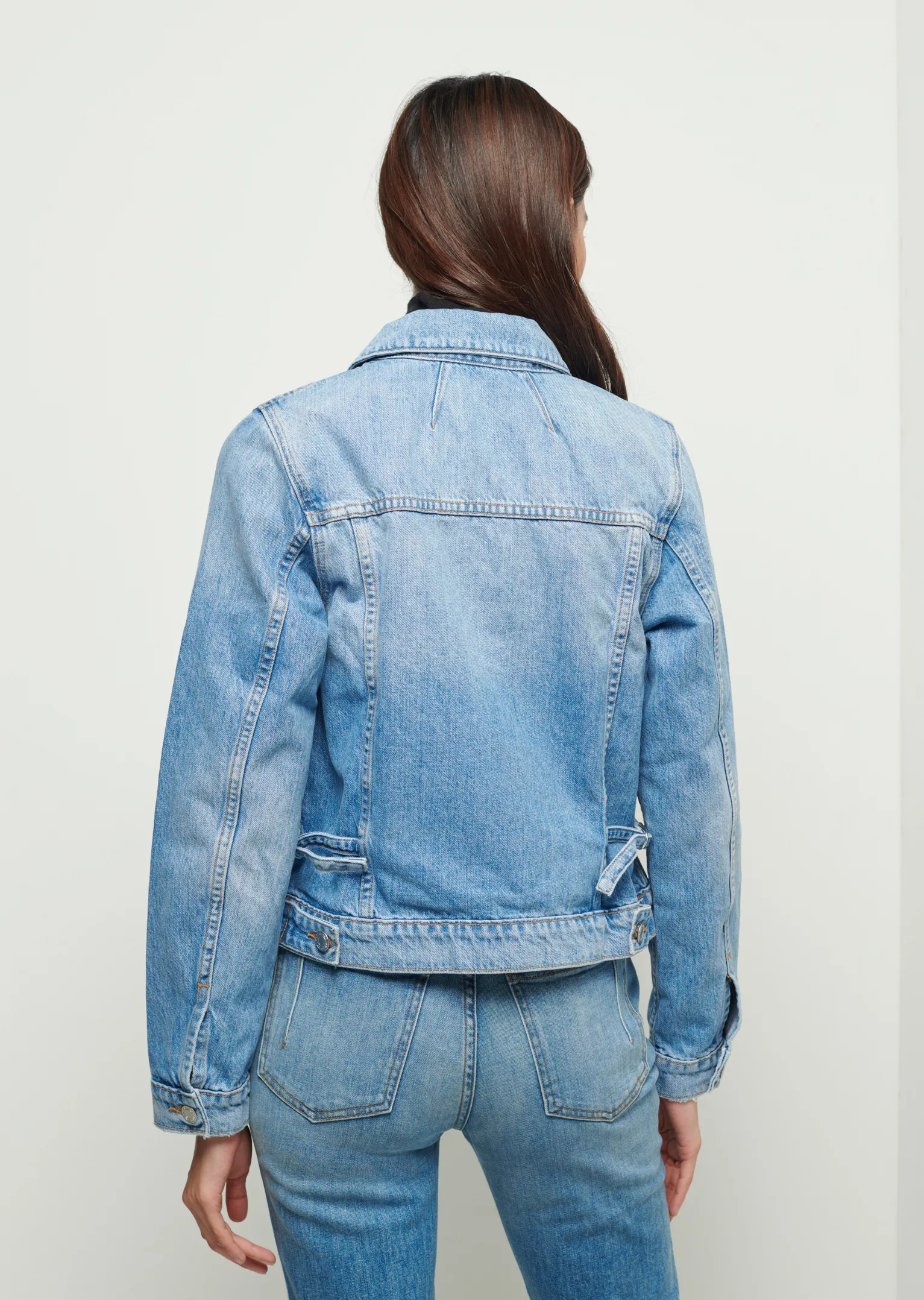 Women Derek Lam Jackets & Coats<Kent Denim Trucker Jacket