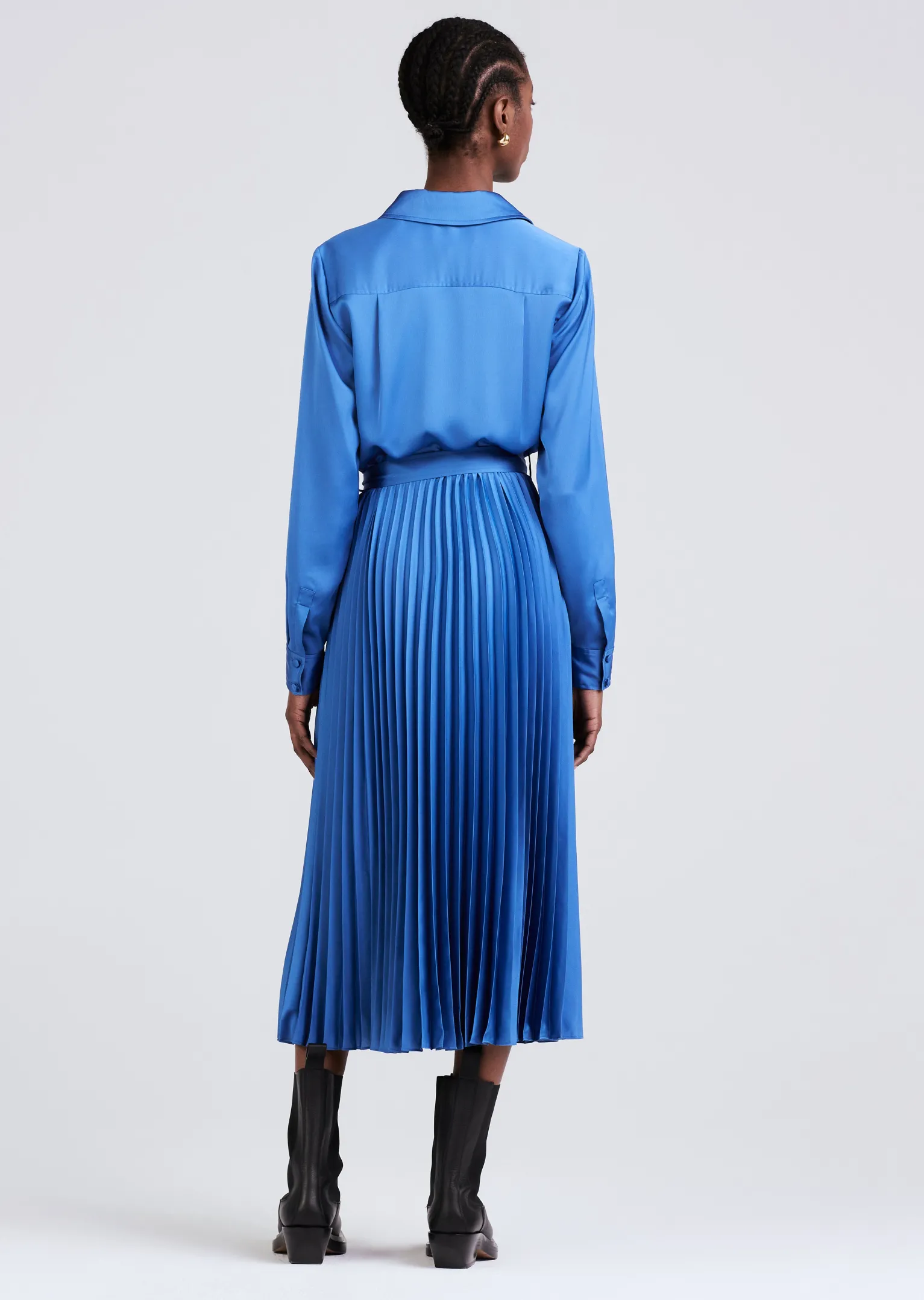 Women Derek Lam Dresses & Skirts<Kenza Pleated Midi Shirt Dress