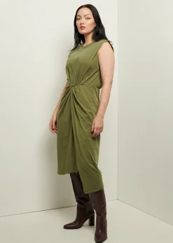 Women Derek Lam Essentials<Landry T-Shirt Dress With Twist Wrap Detail