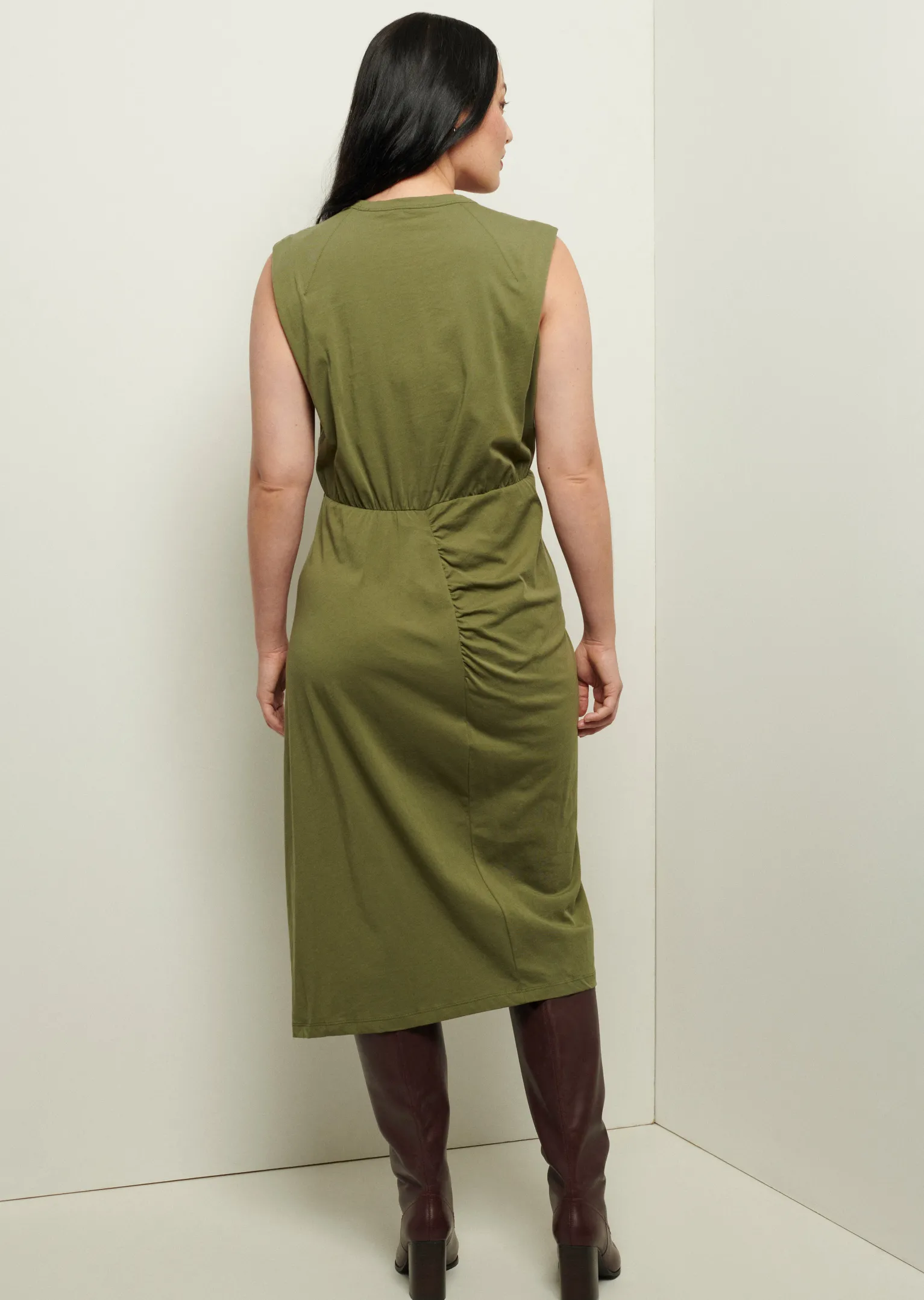 Women Derek Lam Essentials<Landry T-Shirt Dress With Twist Wrap Detail
