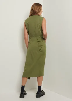 Women Derek Lam Essentials<Landry T-Shirt Dress With Twist Wrap Detail