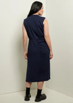 Women Derek Lam Essentials<Landry T-Shirt Dress With Twist Wrap Detail
