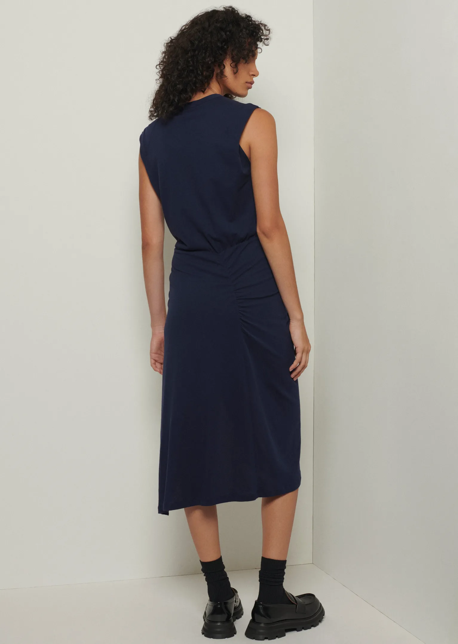 Women Derek Lam Essentials<Landry T-Shirt Dress With Twist Wrap Detail