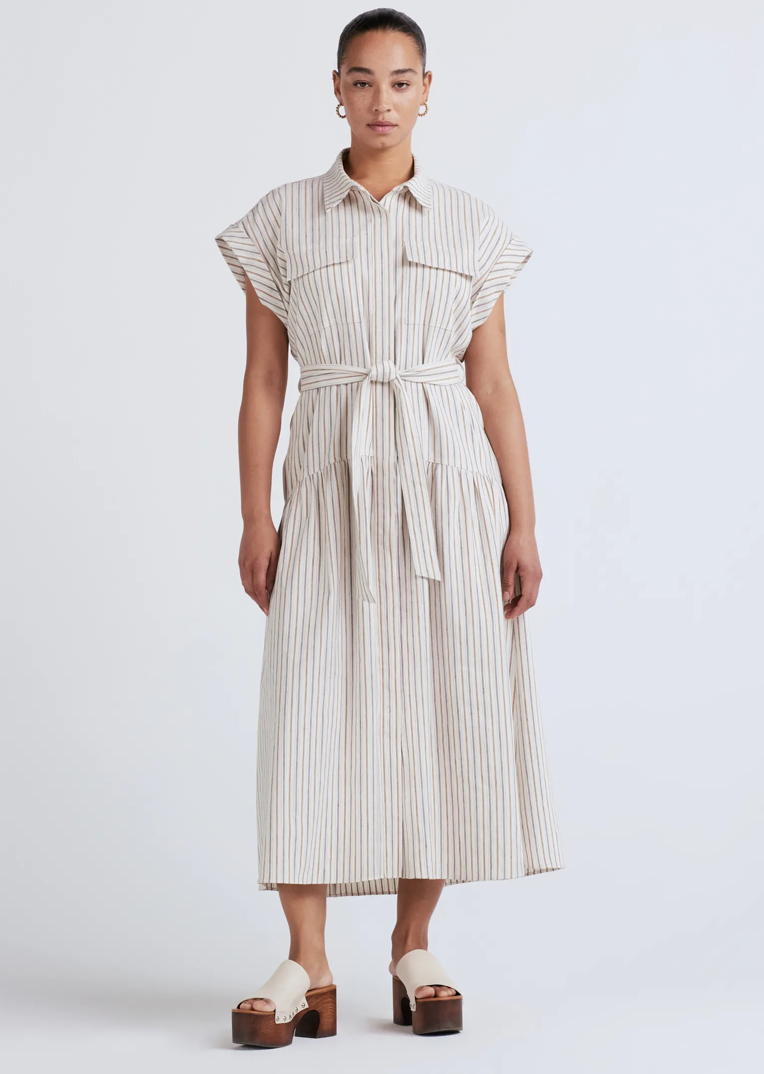 Women Derek Lam Dresses & Skirts<Laurel Sleeveless Shirt Dress