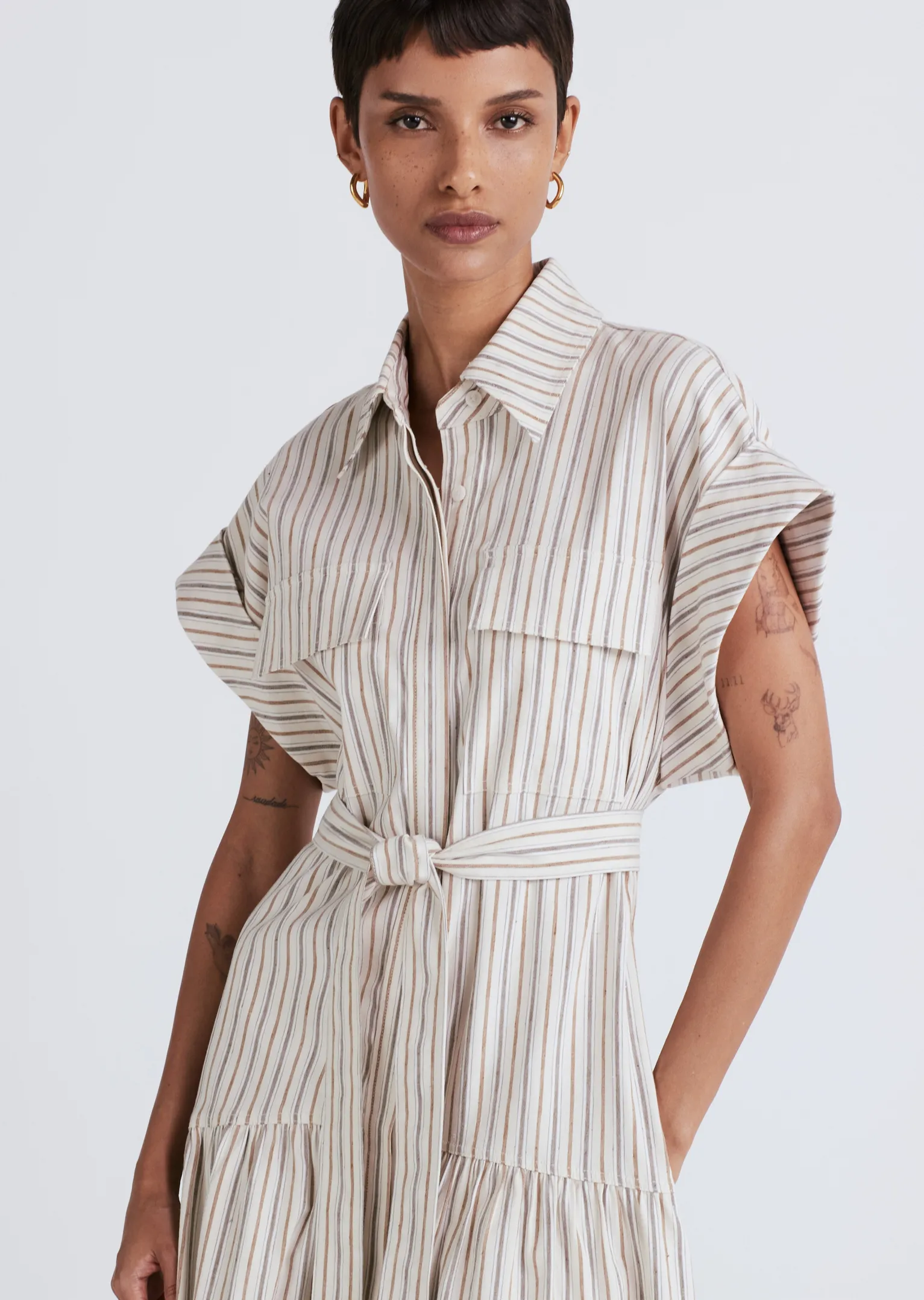 Women Derek Lam Dresses & Skirts<Laurel Sleeveless Shirt Dress