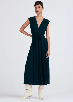 Women Derek Lam Dresses & Skirts<Lea Sleeveless Front Midi Dress