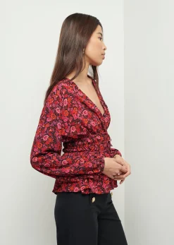 Women Derek Lam Tops<Lilith V-Neck Blouse