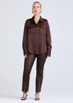 Women Derek Lam Essentials<Lorena Button Down Blouse