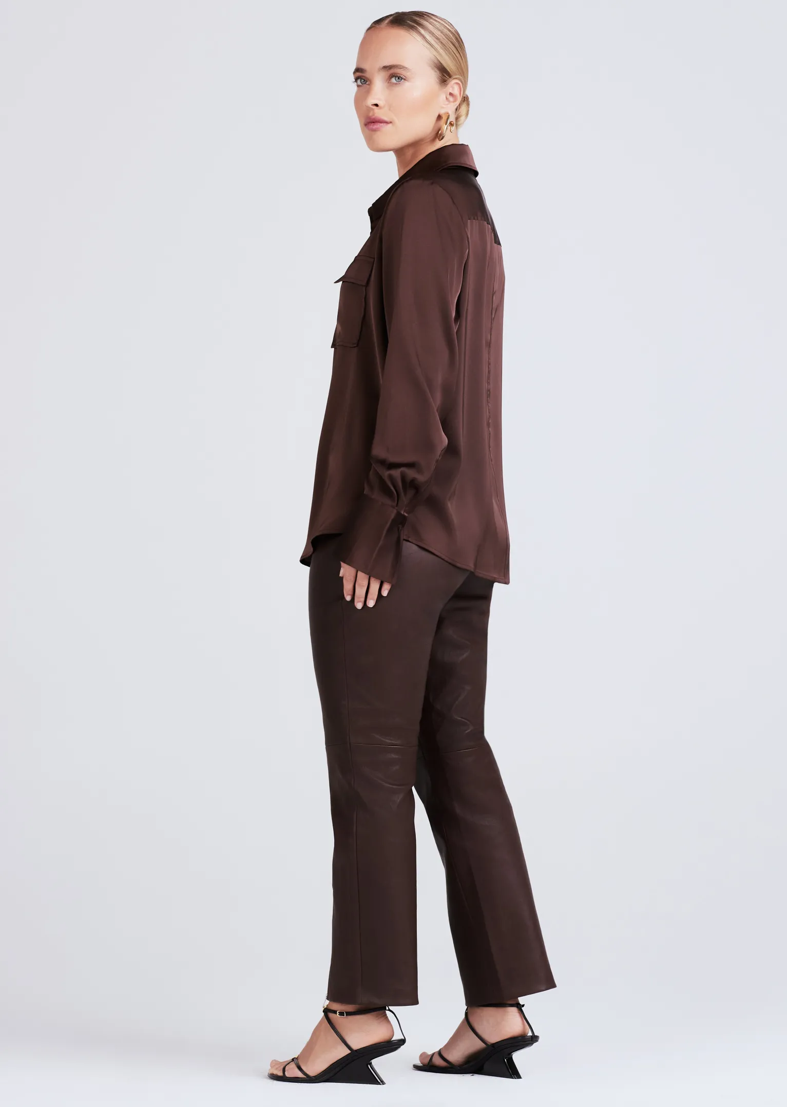 Women Derek Lam Essentials<Lorena Button Down Blouse