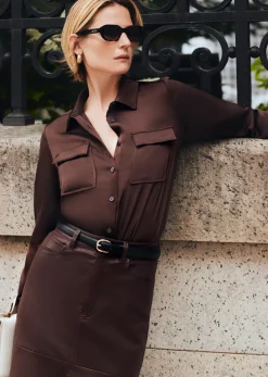 Women Derek Lam Essentials<Lorena Button Down Blouse