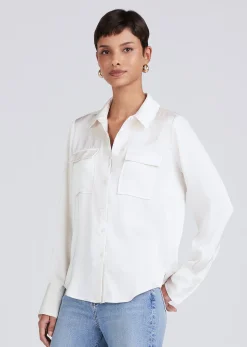 Women Derek Lam Essentials<Lorena Button Down Blouse