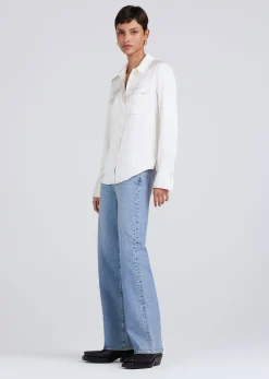 Women Derek Lam Essentials<Lorena Button Down Blouse