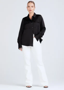 Women Derek Lam Essentials<Lorena Button Down Blouse