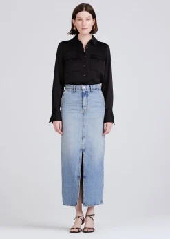 Women Derek Lam Essentials<Lorena Button Down Blouse