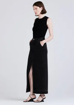 Women Derek Lam Denim<Lu High Rise Maxi Skirt