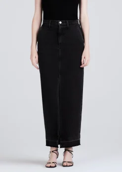 Women Derek Lam Denim<Lu High Rise Maxi Skirt