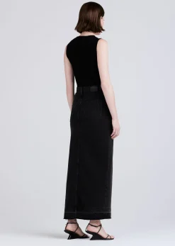 Women Derek Lam Denim<Lu High Rise Maxi Skirt