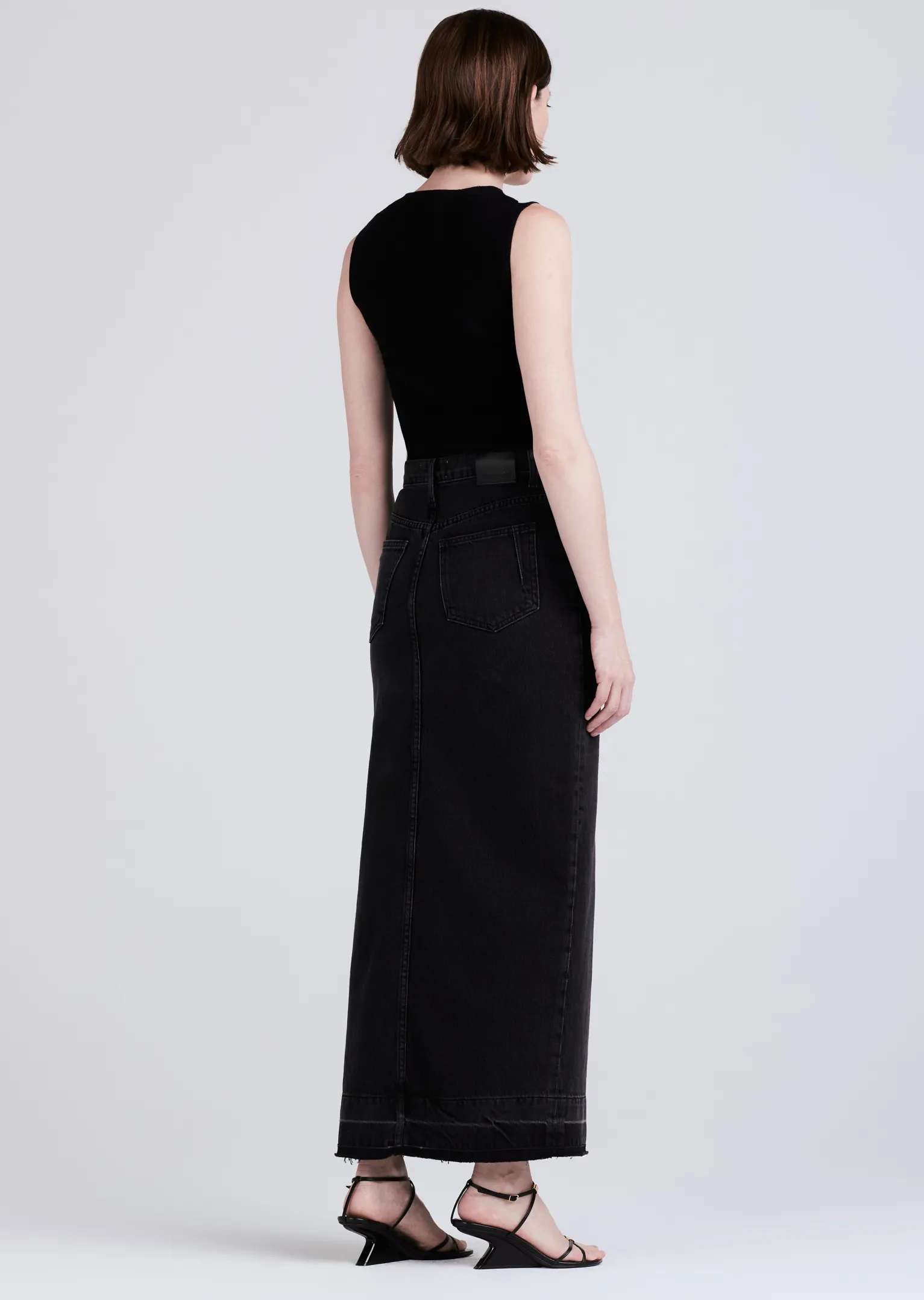 Women Derek Lam Denim<Lu High Rise Maxi Skirt