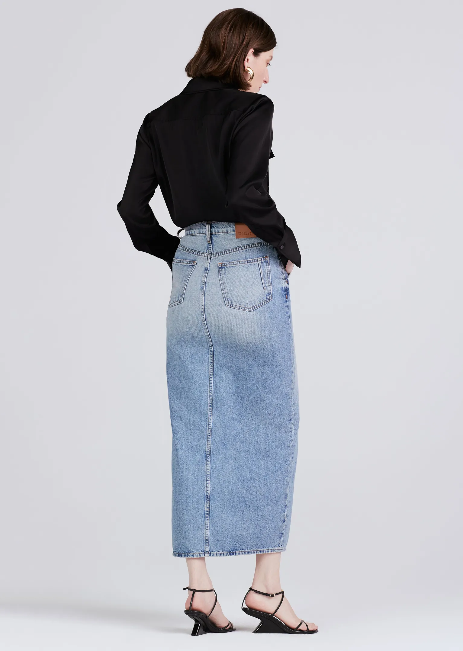 Women Derek Lam Denim<Lu High Rise Maxi Skirt
