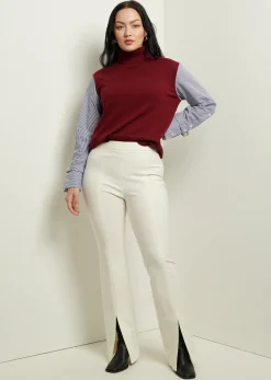Women Derek Lam Essentials<Lucia Front Slit Trousers