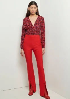Women Derek Lam Pants & Shorts<Lucia Front Slit Trousers