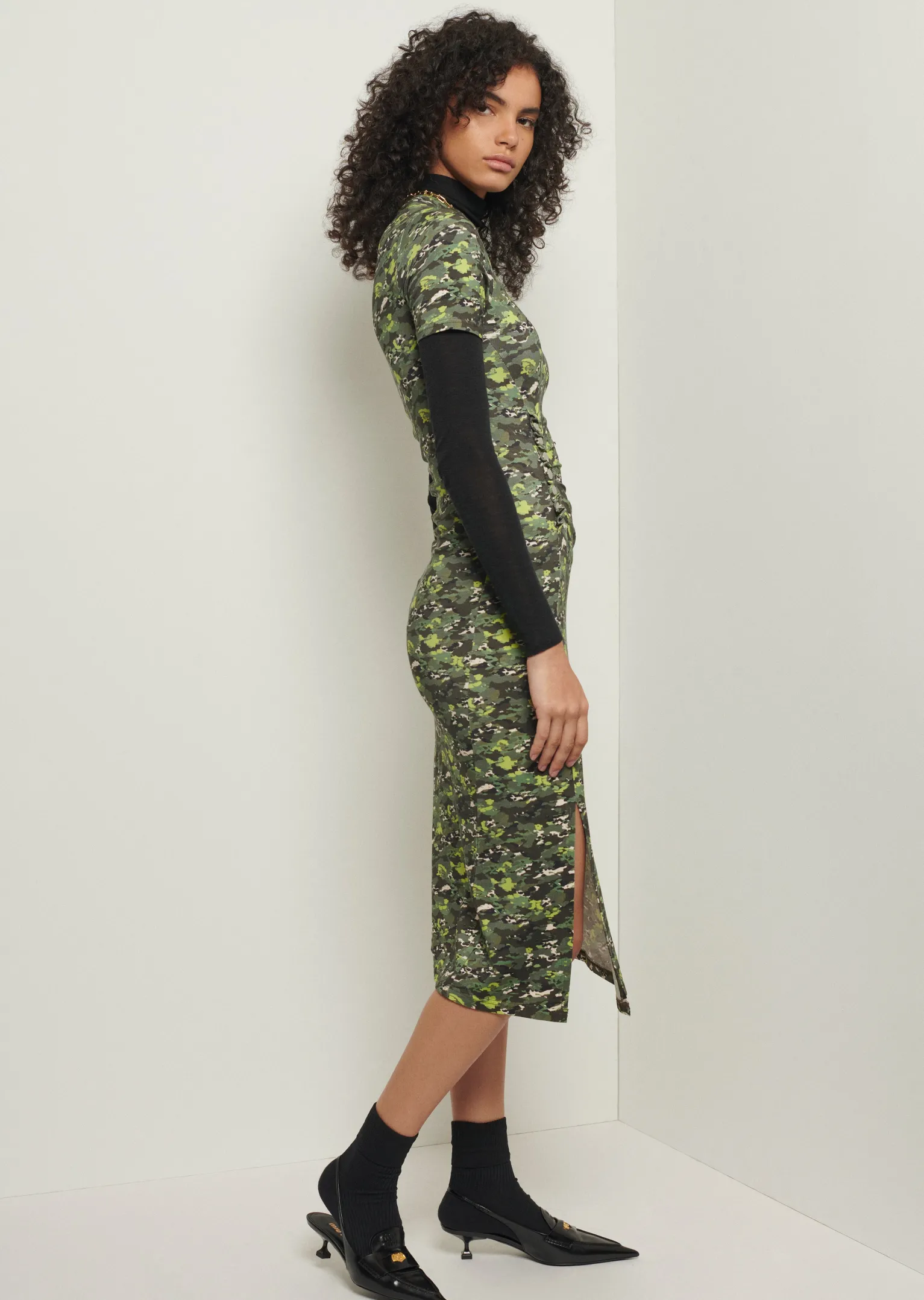 Women Derek Lam Dresses & Skirts<Lucille Pleated Stud Dress